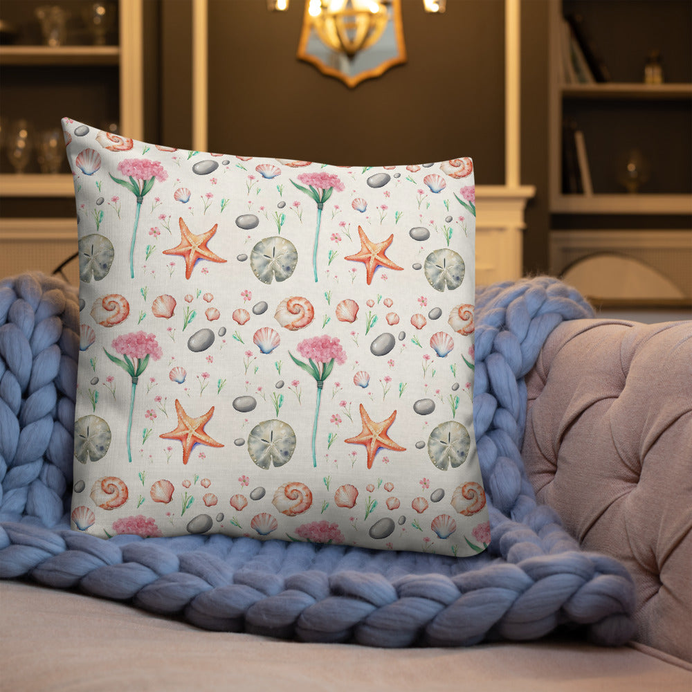 Shore Treasures Cushion - shown in a home setting