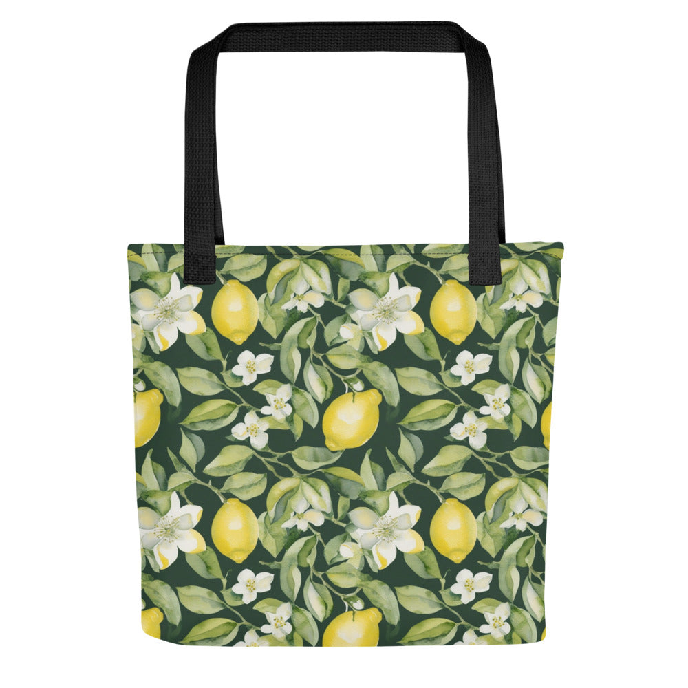 Lemon Grove Tote Bag - watercolour print