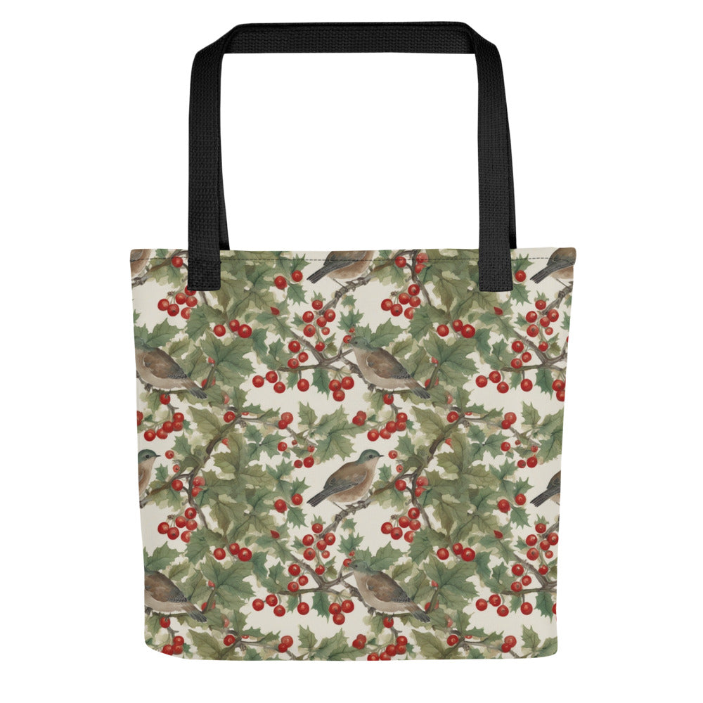 Robin & Rowan Tote Bag - watercolour print