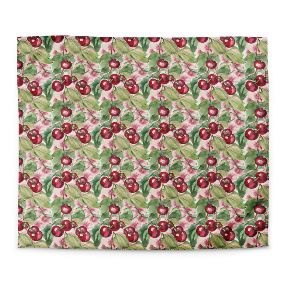 Cherry Orchard Duvet Cover - watercolour print