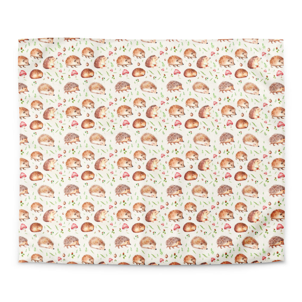 Hedgehog Hollow Duvet Cover - watercolour design, view 2