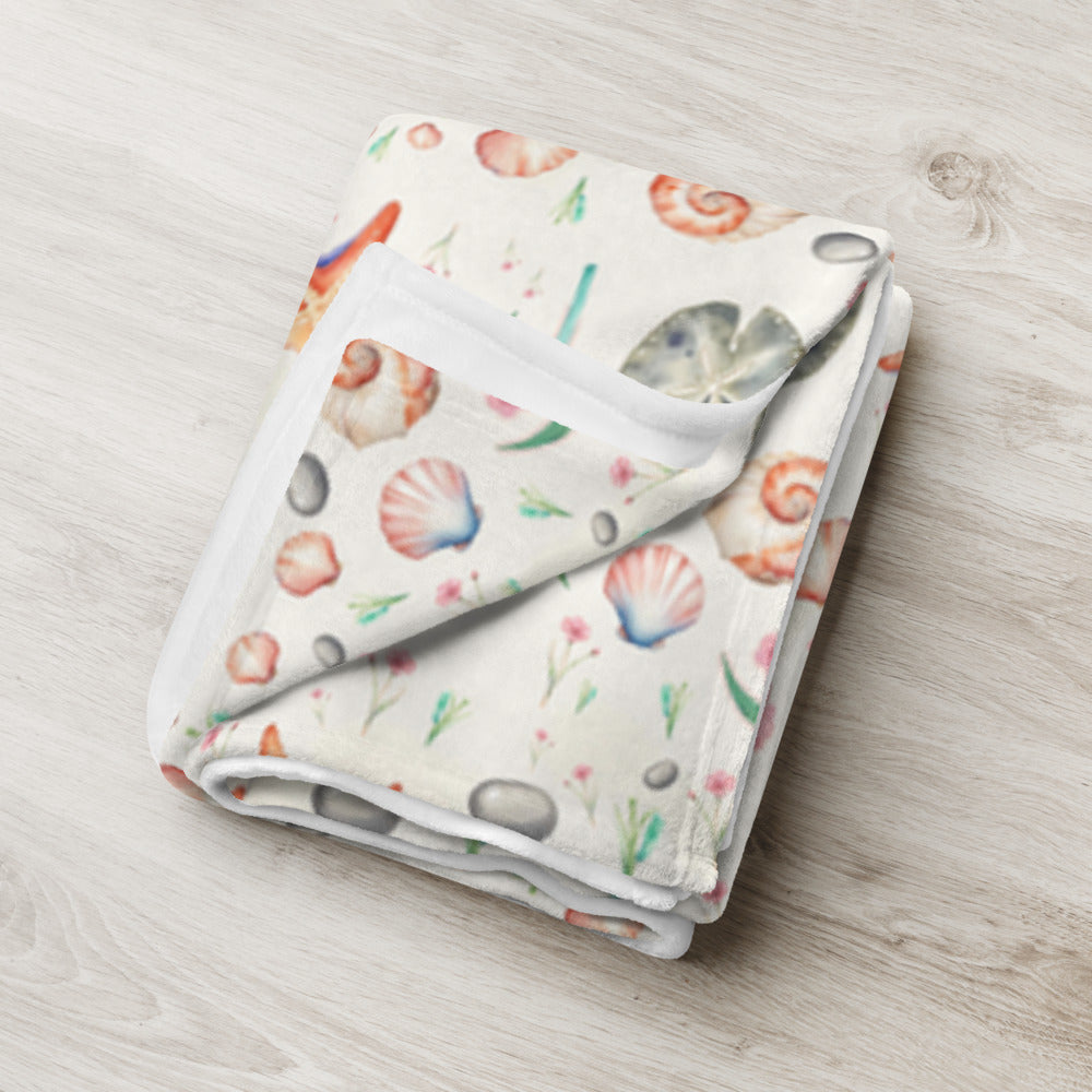 Shore Treasures Throw - shown in a home setting