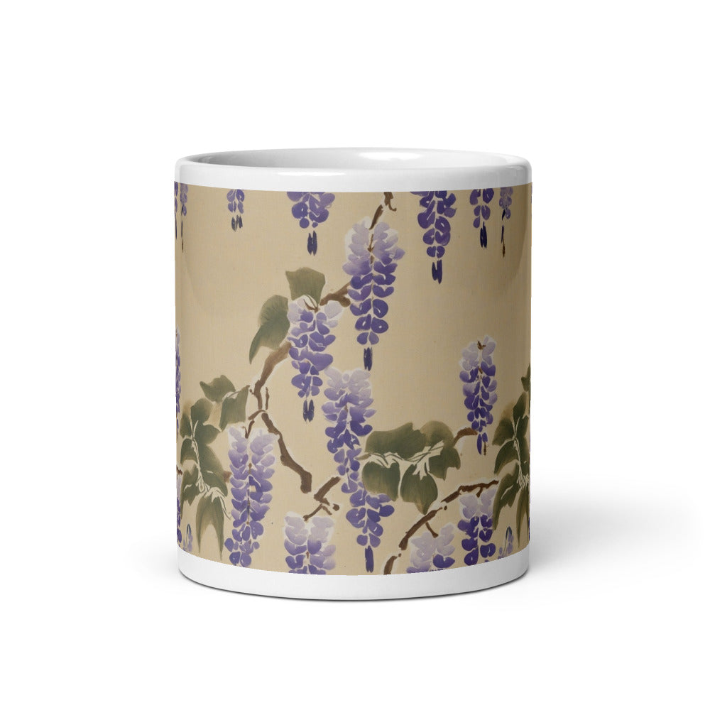 Wisteria Cascade Mug - watercolour print