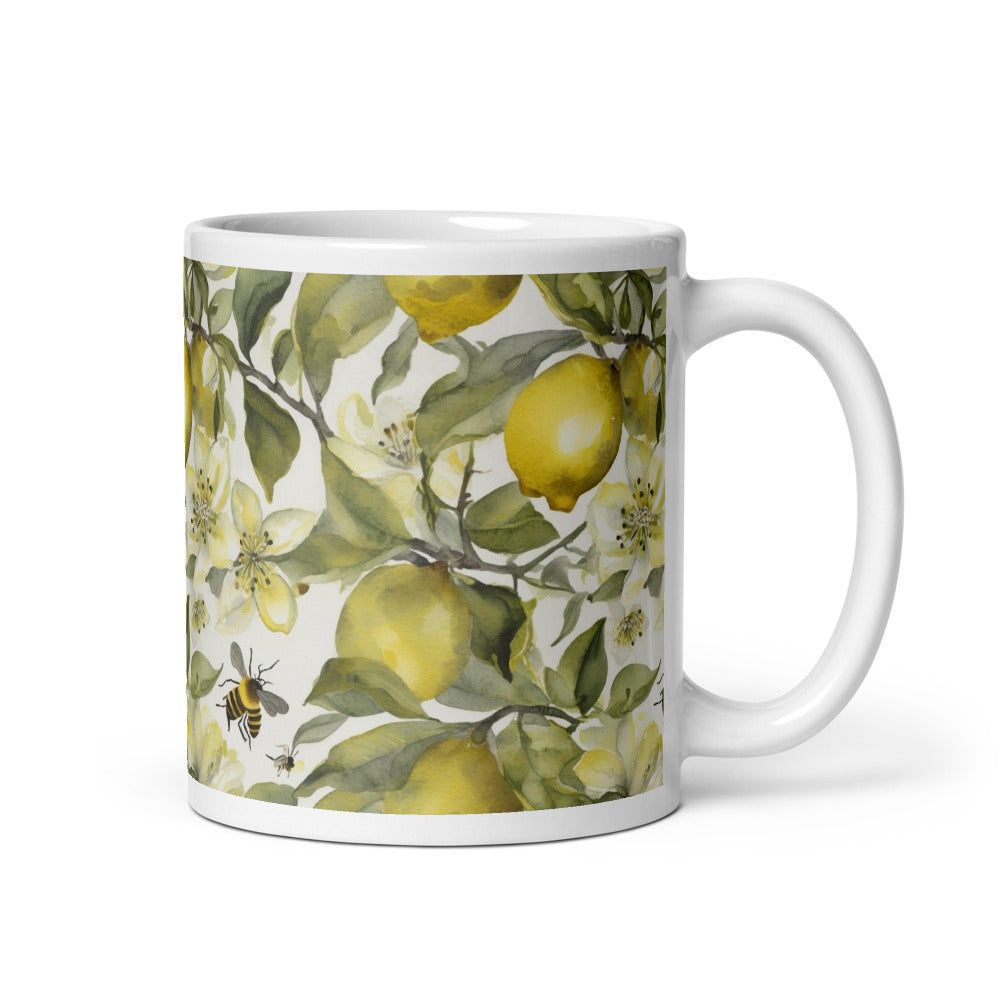 Lemon Grove Mug - watercolour print