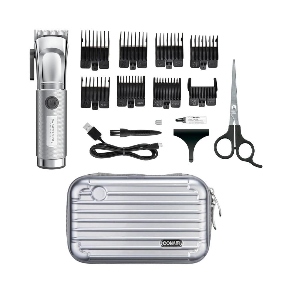 Trousse de coupe de cheveux Conair au lithium-ion de la série Pro en métal (HC6500C)