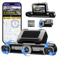 AZDOME M660 4 Channel 360° Dash Cam with 128GB eMMC, 2.5K+1K+1K+1K Dashcam