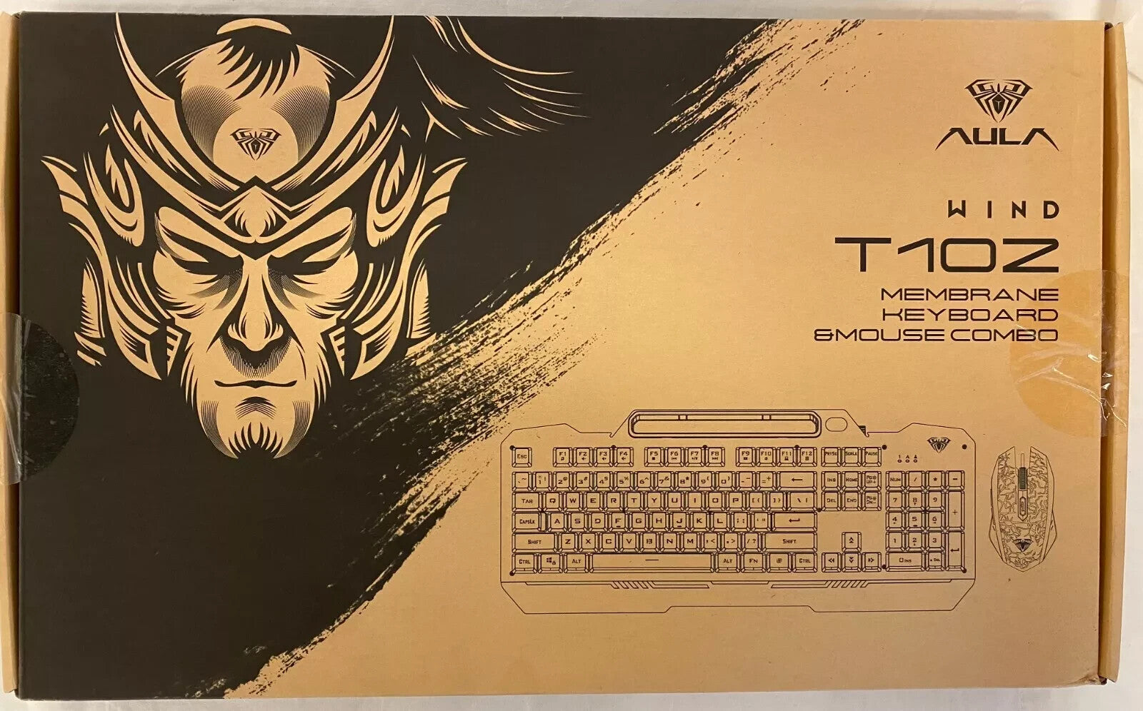 AULA Gaming Keyboard, T102 104 Keys Gaming Keyboard and Mouse Combo with RGB