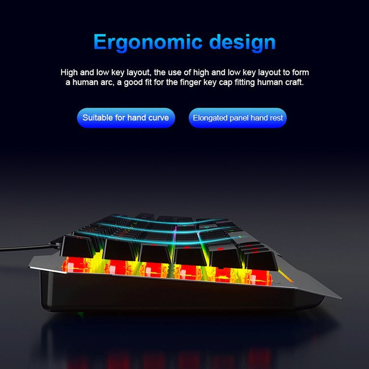 AULA Gaming Keyboard, T102 104 Keys Gaming Keyboard and Mouse Combo with RGB