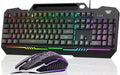 AULA Gaming Keyboard, T102 104 Keys Gaming Keyboard and Mouse Combo with RGB