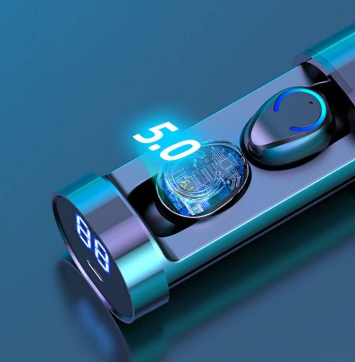 Wireless Bluetooth In-ear Headphone 9D Panoramic Sound Earphone  Earbuds