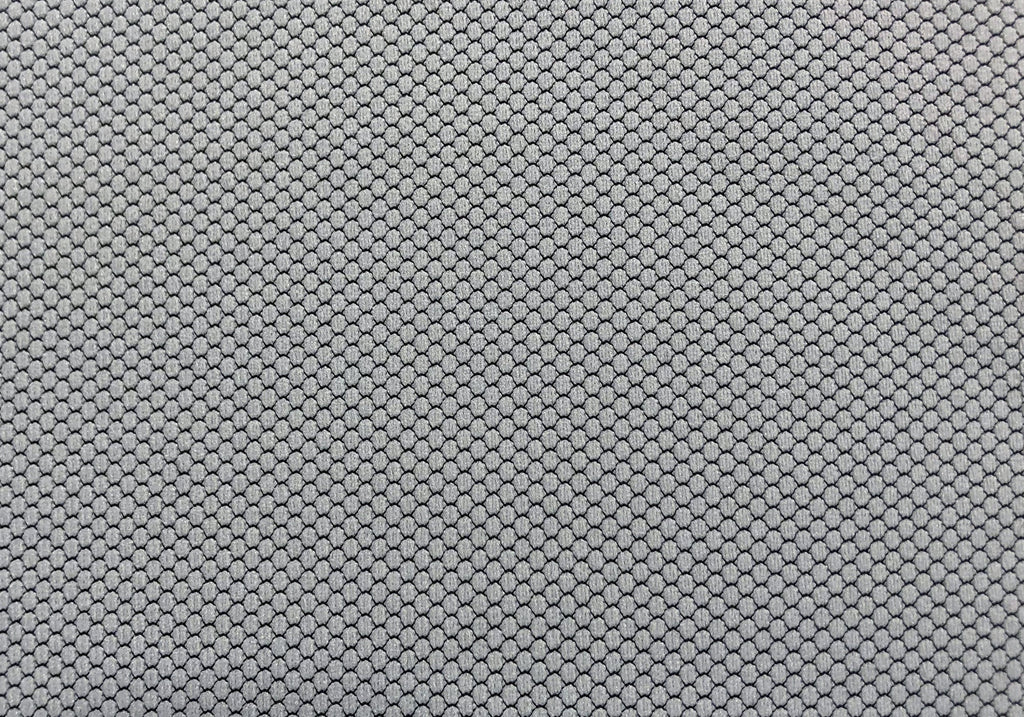 Chaise de bureau à dossier exécutif de couleur blanc et tissu gris