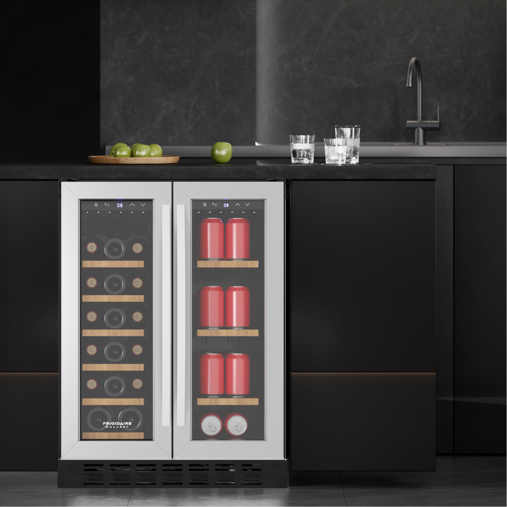 Centre de breuvages et cellier à 2 zones Frigidaire – 18 bouteilles et 41 canettes (FGMIS500)