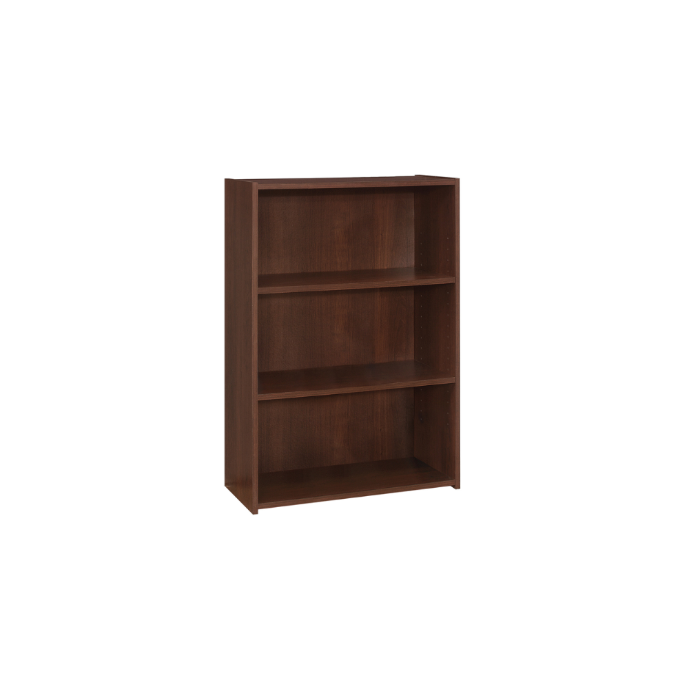 Étagère couleur cerise avec 3 tablettes Monarch - (I7475)