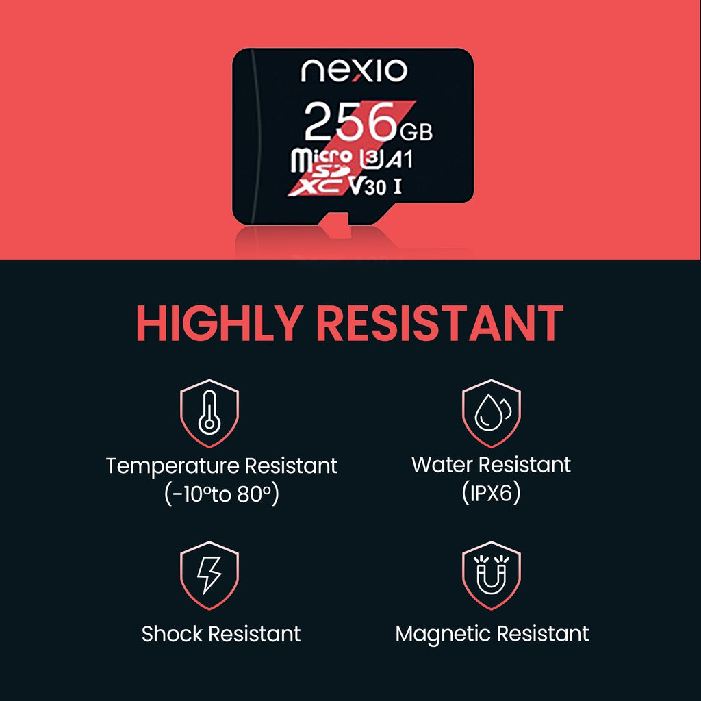 NEXIO High Speed Micro SD/TF card Capacity 256GB
