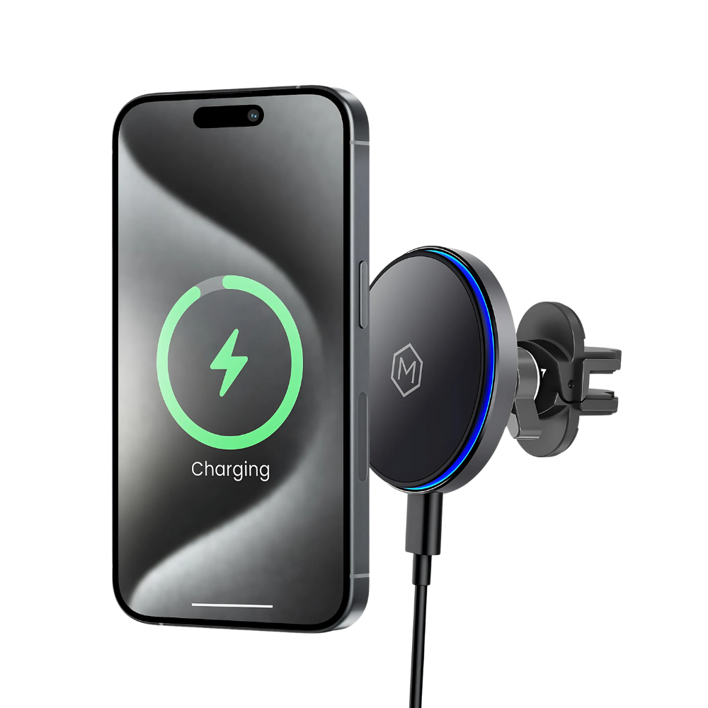 Chargeur Sans Fil Mighty Mount Qi2 & Support de Ventilation