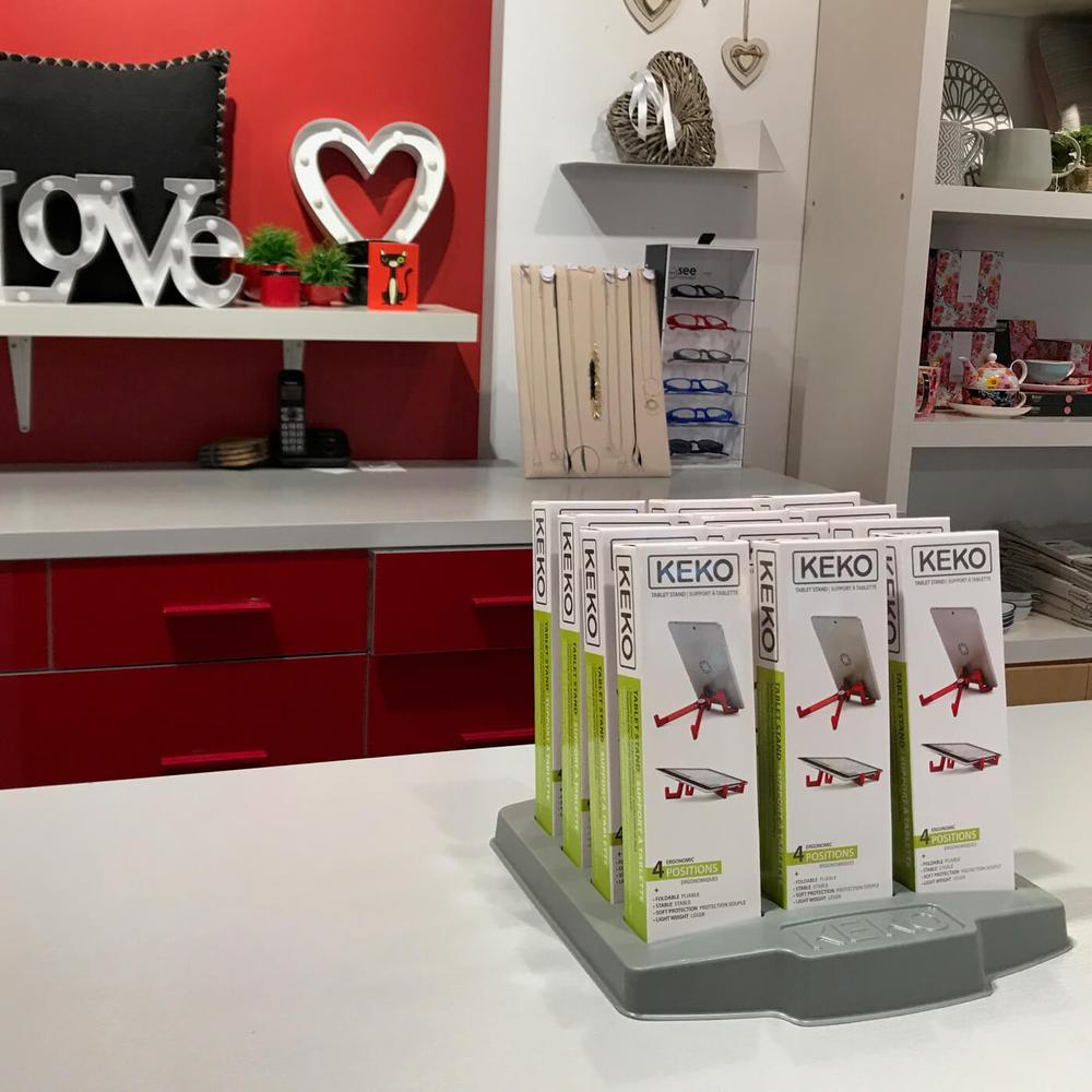 KEKO Support à Tablette Universel à couleurs assortis (12 unités)