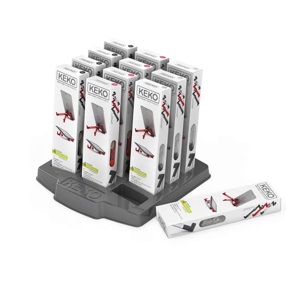 KEKO Support à Tablette Universel à couleurs assortis (12 unités)