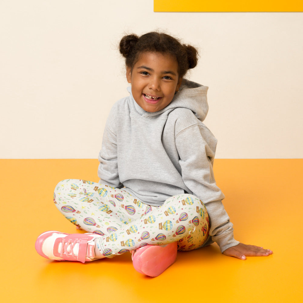 Balloon Bears Kids Leggings - shown on a child