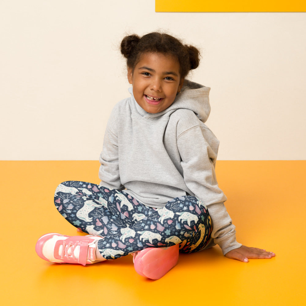 Polar Pals Kids Leggings - shown on a child