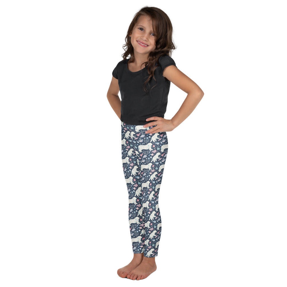 Polar Pals Kids Leggings - shown on a child