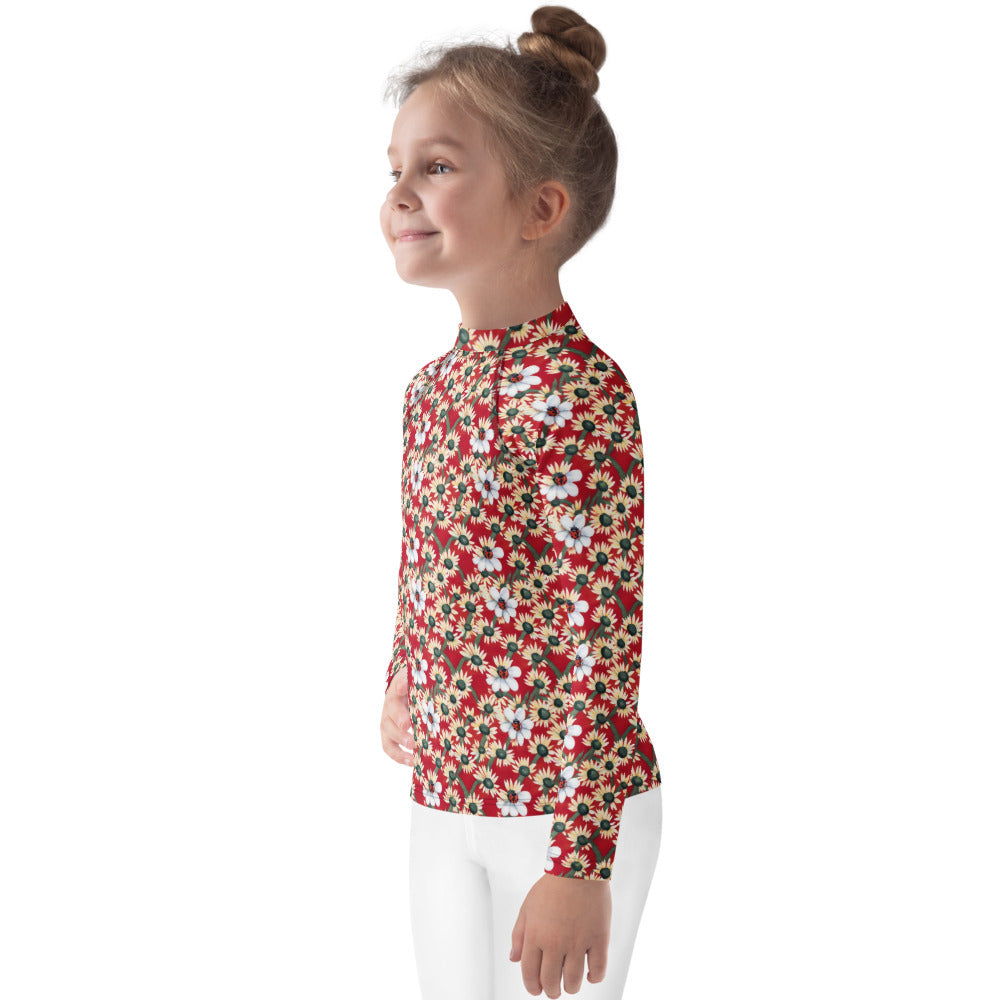 Maillot anti-UV enfant Ladybirds & Daisies - porté par un enfant