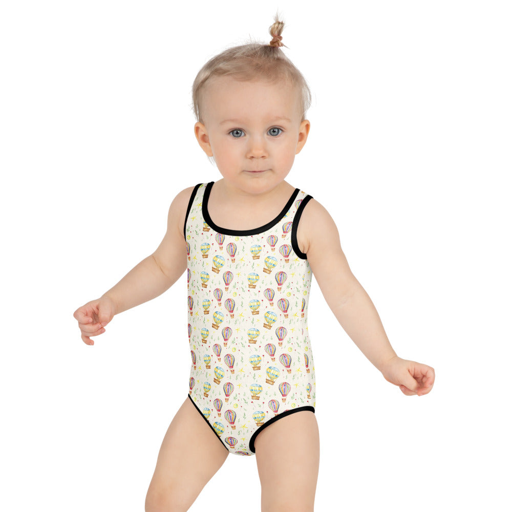 Balloon Bears Kids Swimsuit - shown on a child