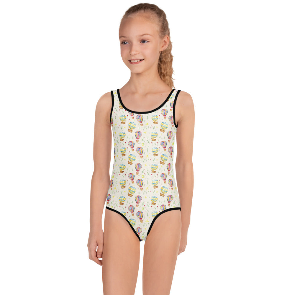 Balloon Bears Kids Swimsuit - shown on a child
