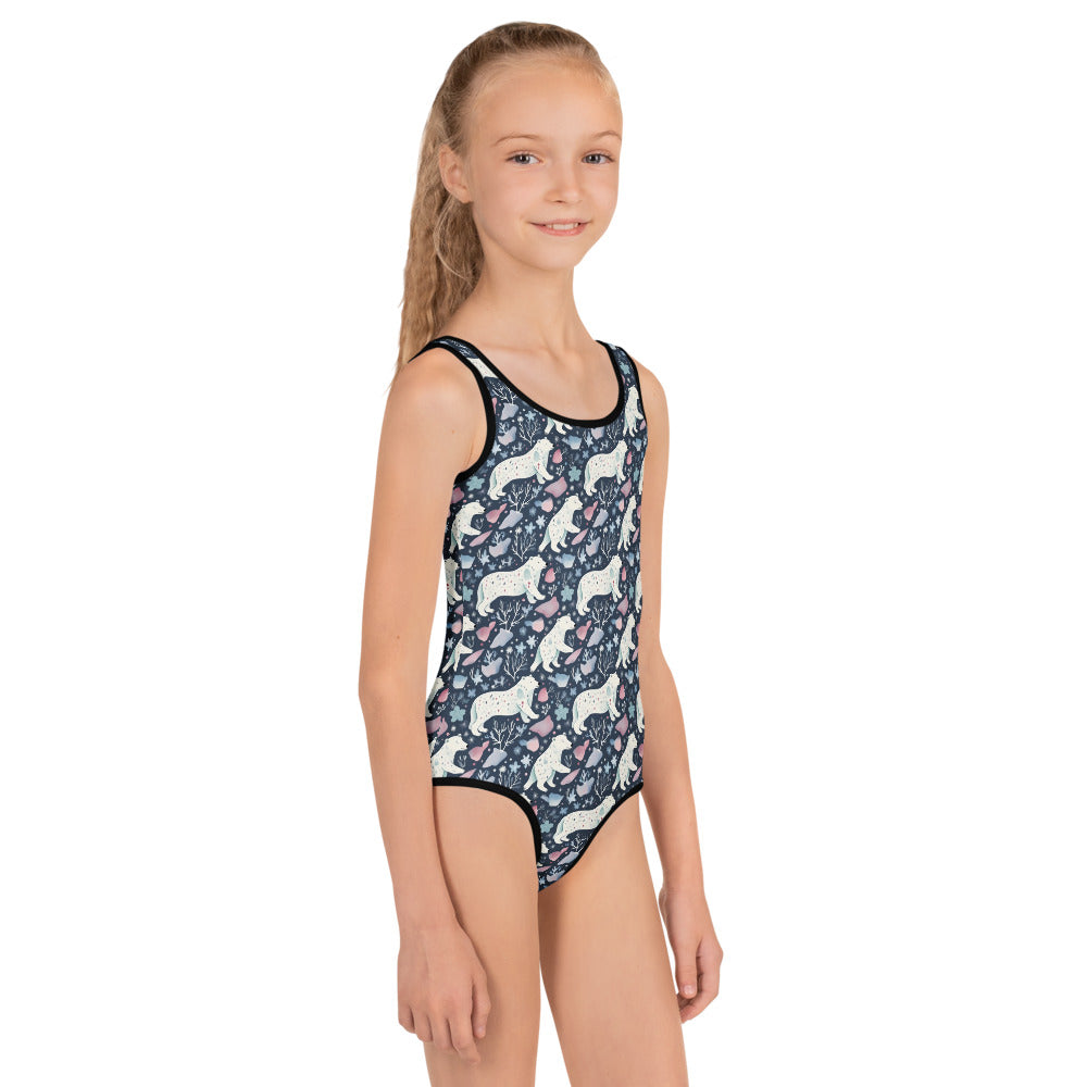 Polar Pals Kids Swimsuit - shown on a child