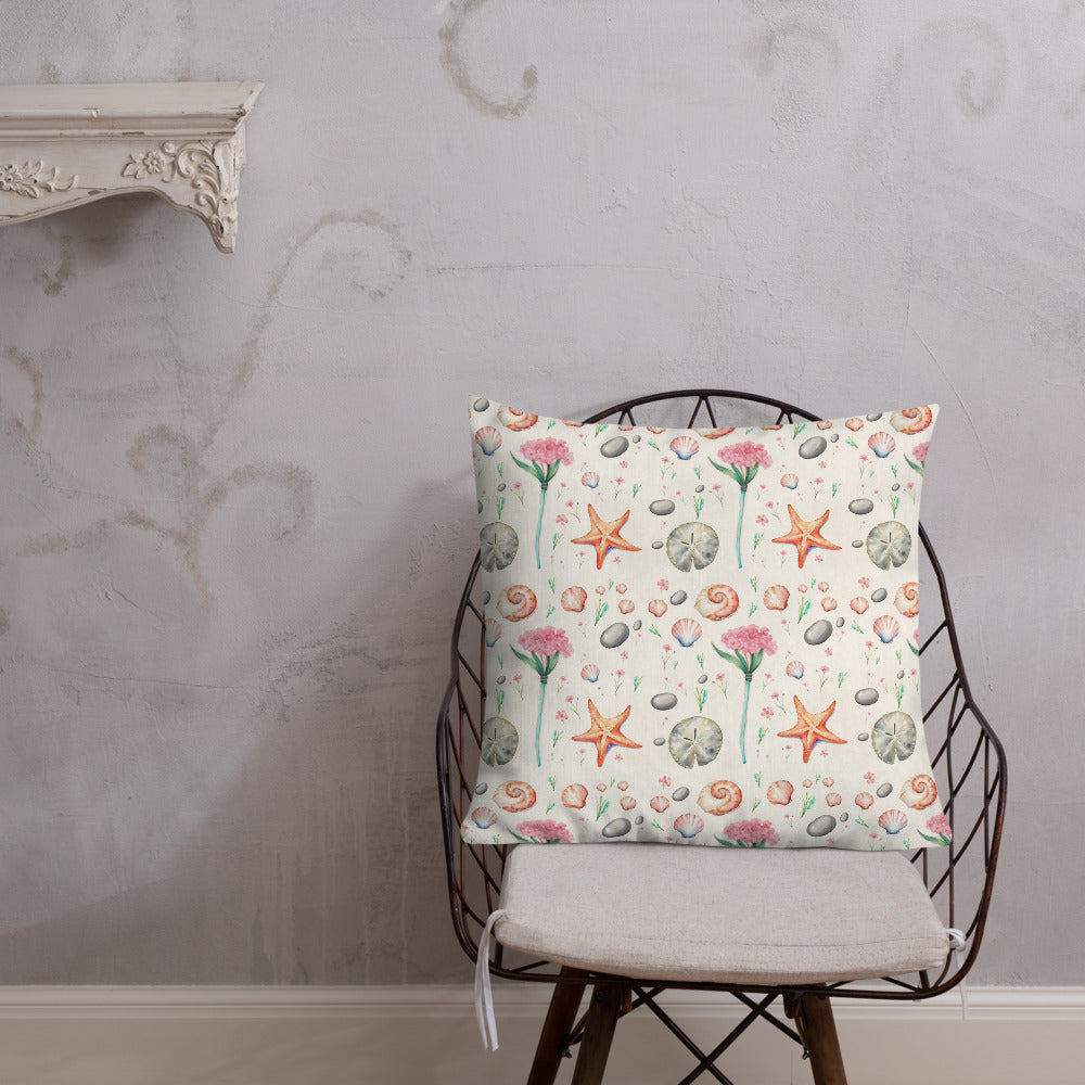 Shore Treasures Cushion - shown in a home setting