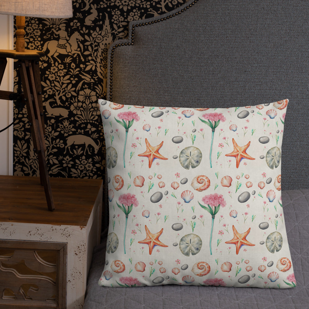 Shore Treasures Cushion - shown in a home setting