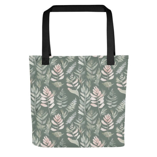 Sage Fern Tote Bag - watercolour print