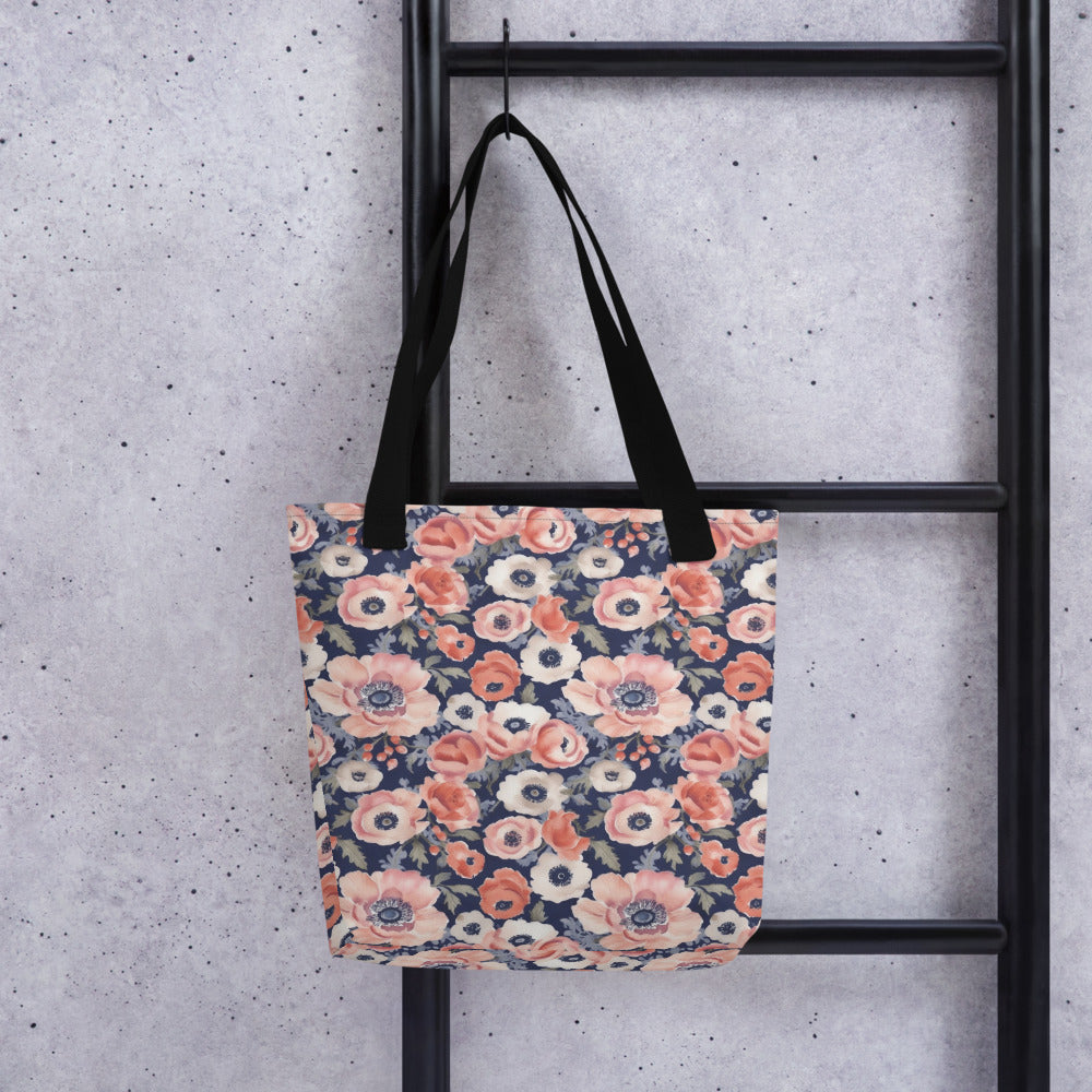 Anemone Dance Tote Bag - shown in a home setting