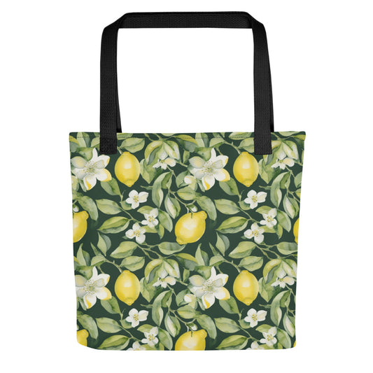 Lemon Grove Tote Bag - watercolour print