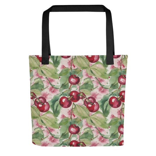 Cherry Orchard Tote Bag - watercolour print