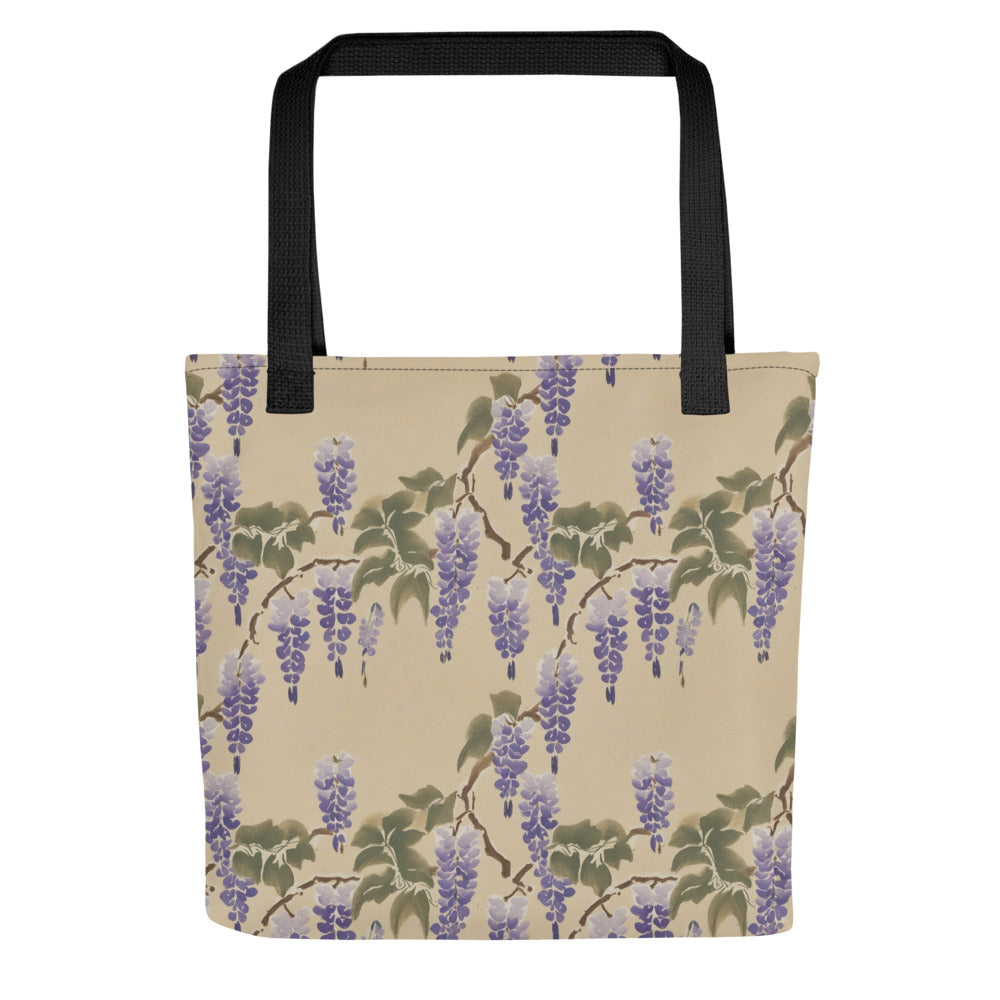 Sac fourre-tout Wisteria Cascade - impression aquarelle