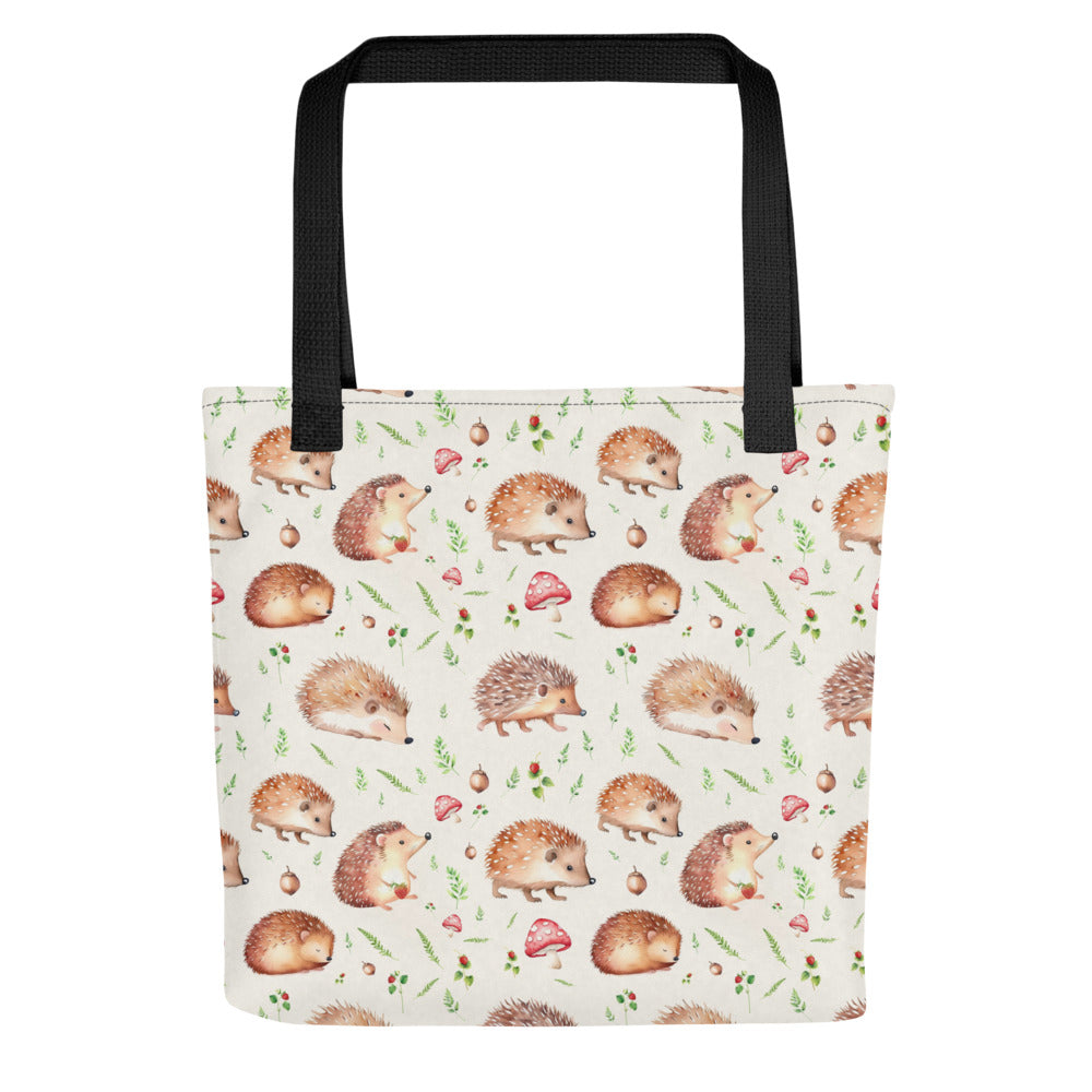 Hedgehog Hollow Tote Bag - watercolour design