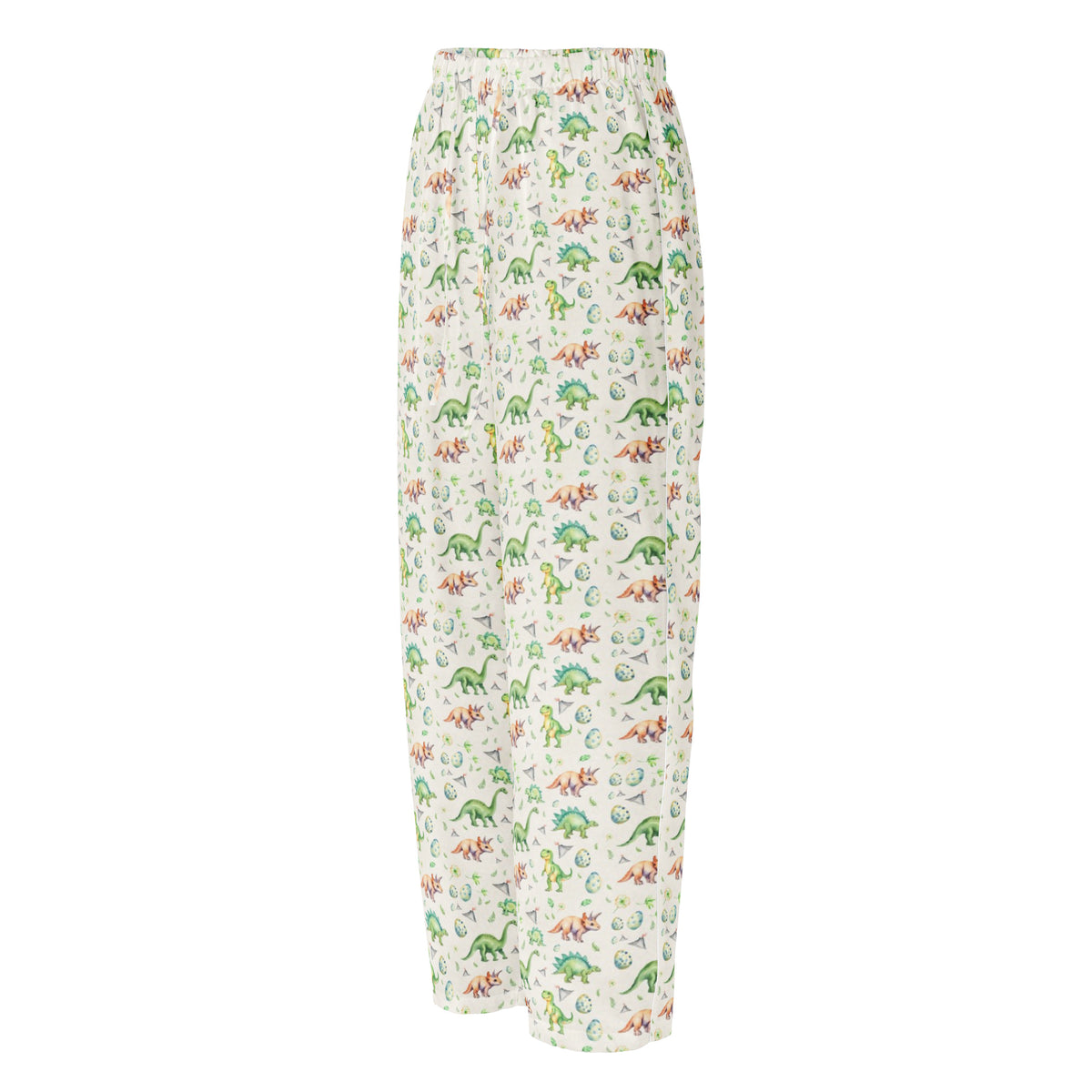 Dino Valley Women's Pajama Pants - watercolour print