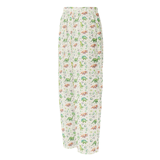 Dino Valley Women's Pajama Pants - watercolour print