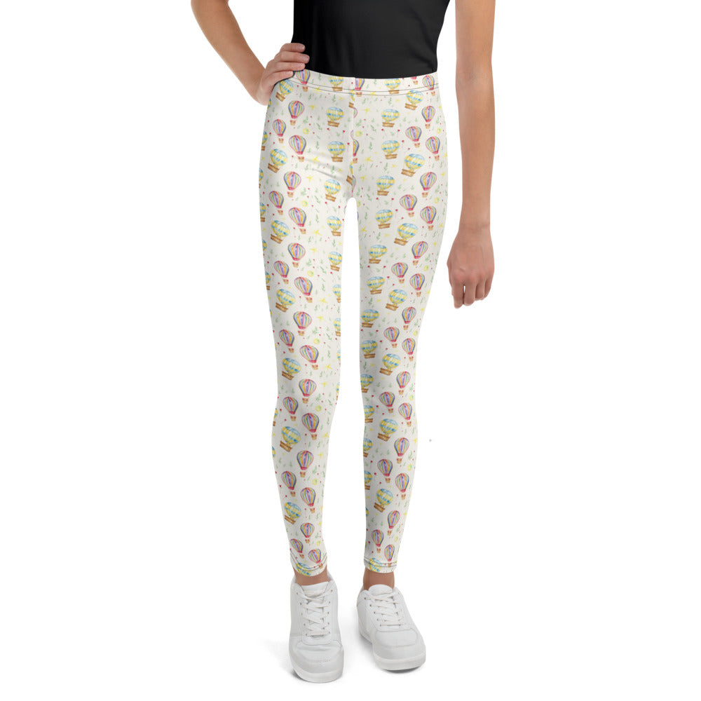 Balloon Bears Youth Leggings - shown on a child