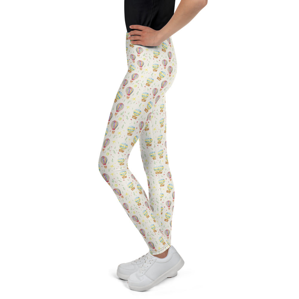 Balloon Bears Youth Leggings - shown on a child