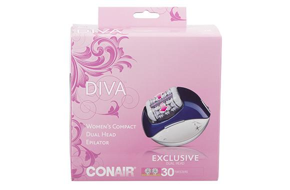 Épilateur compact Diva pour femme signé Conair