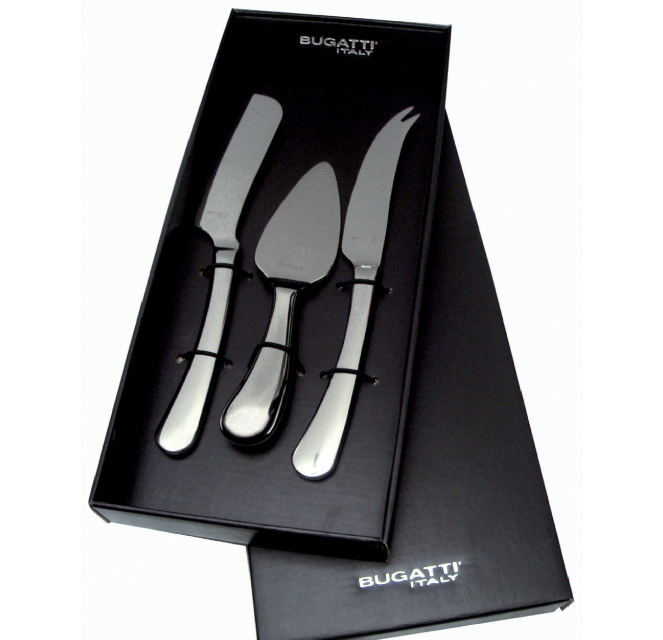 Ensemble de 3 ustensiles à fromage dans un emballage lux settimocielo (IN-056N83)