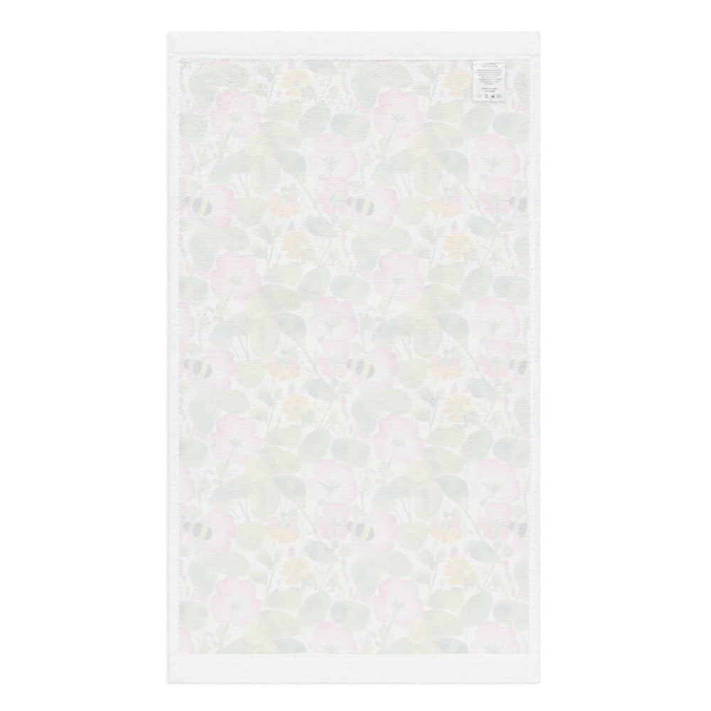 Bumble Garden Tea Towel - watercolour print