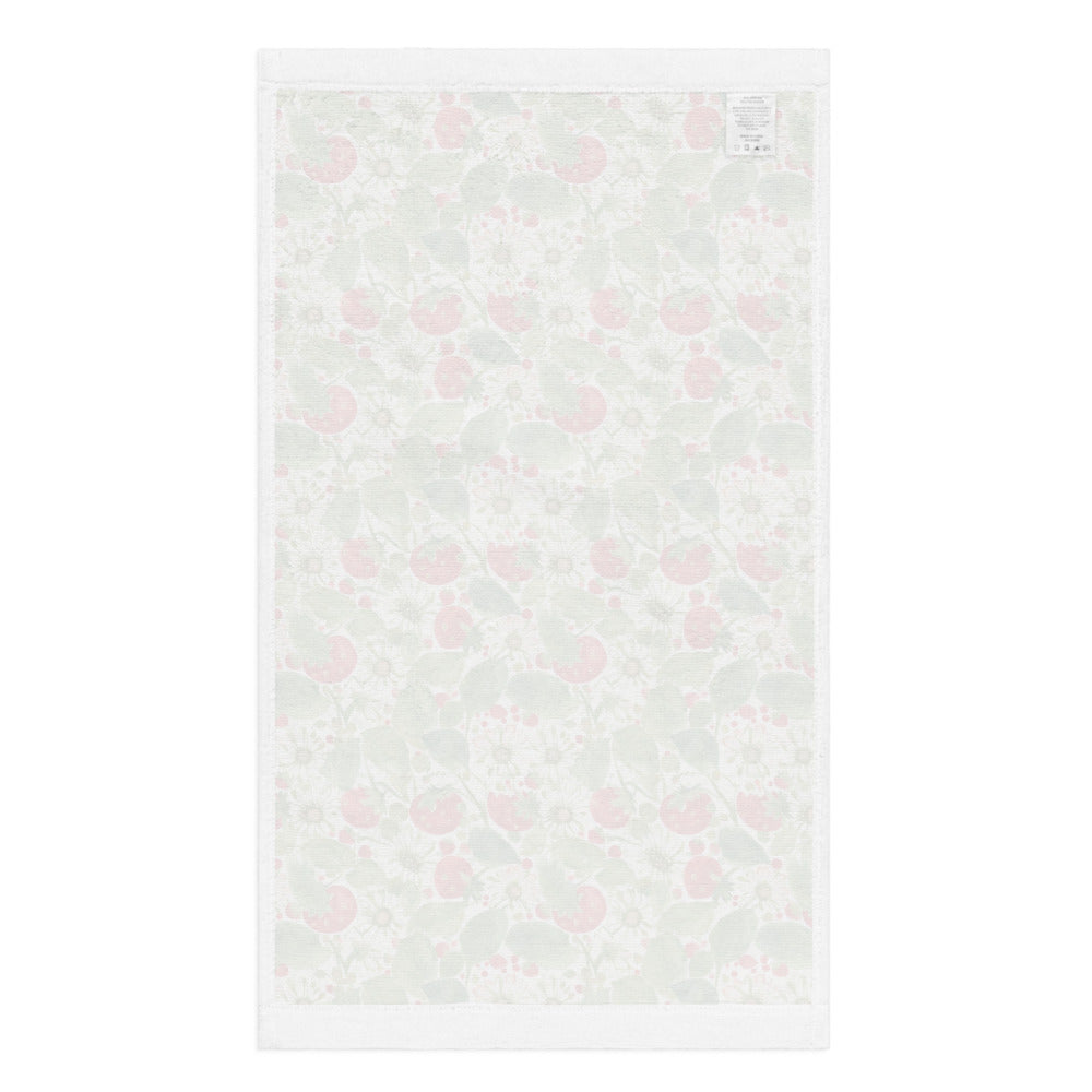 Strawberry & Daisy Tea Towel - watercolour print
