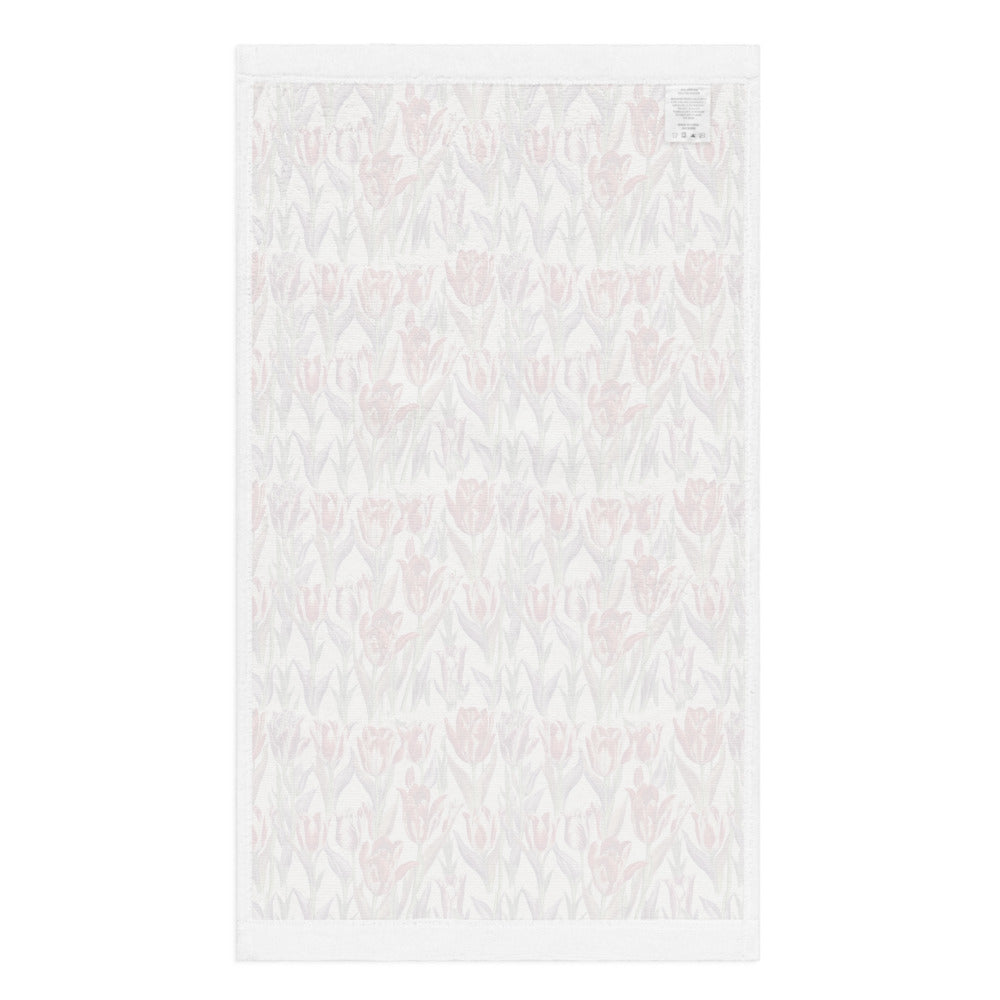 Tulip Parade Tea Towel - watercolour print