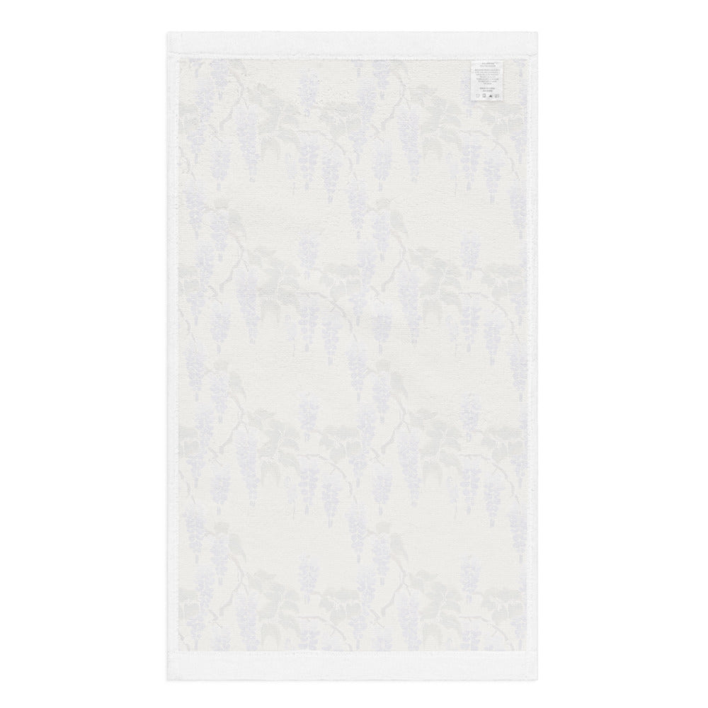 Wisteria Cascade Tea Towel - watercolour print