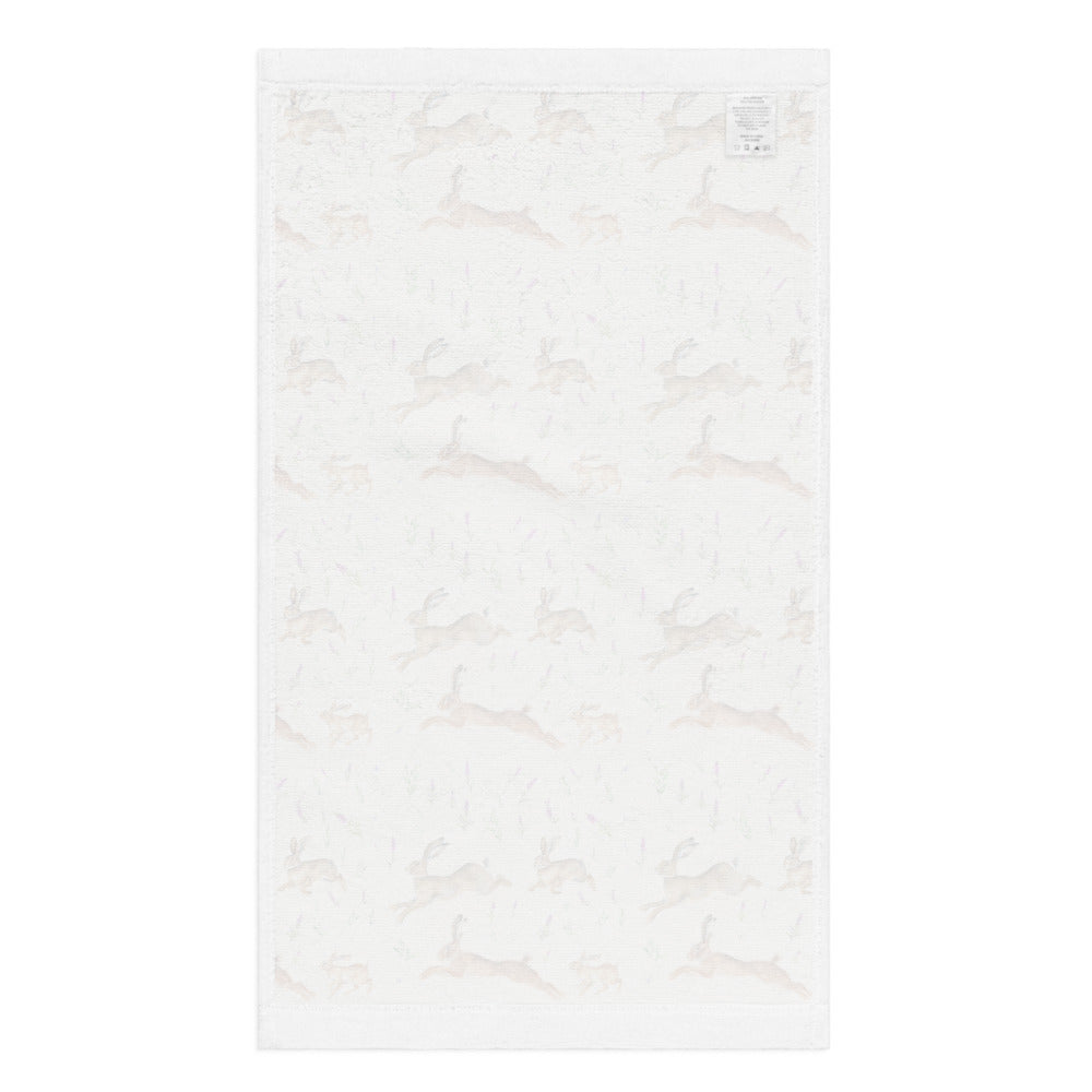 Highland Hares Tea Towel - watercolour design, view 2