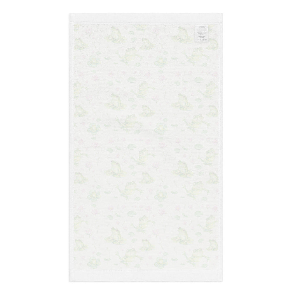 Lily Pond Tea Towel - watercolour design, view 2