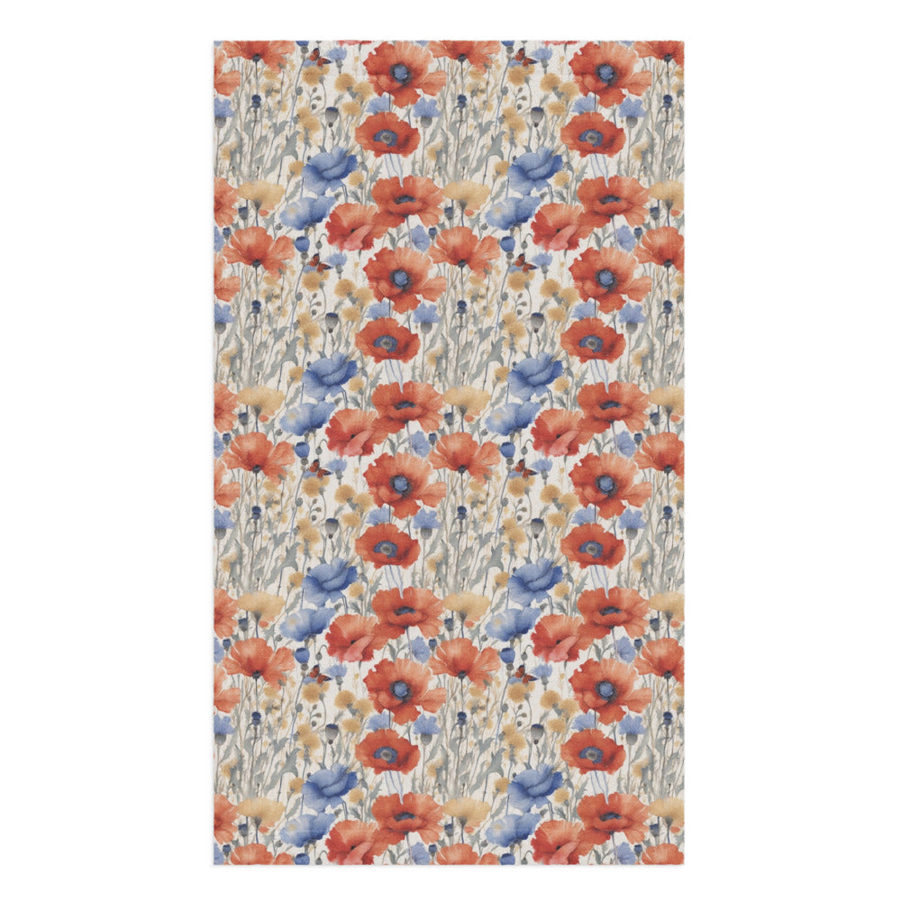 Butterfly Meadow Tea Towel - watercolour print