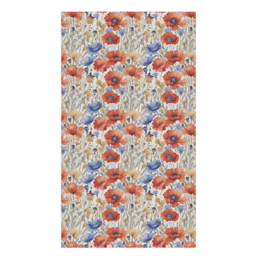 Butterfly Meadow Tea Towel - watercolour print
